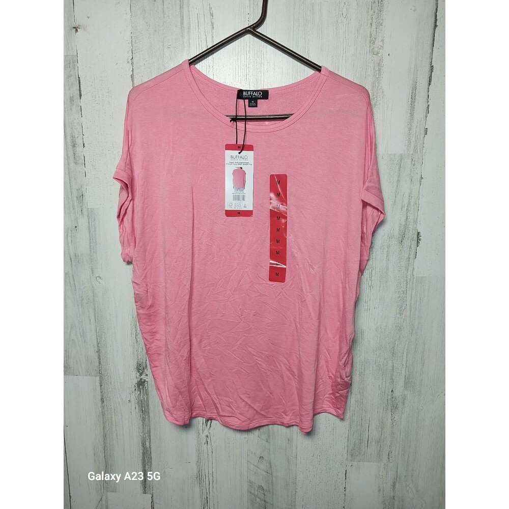 Buffalo David Bitton Ladies' French Terry Short Sleeve Top Size-M